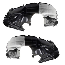 TRQ Front Inner Fender Liner Set Compatible with 2018-2021 Ford EcoSport FO1248199 FO1249199