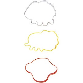 Wilton Safari Cookie Cutter Set, Elephant, Lion, Monkey