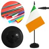 Yamiuo 12 Pack Ireland Desk Flags, Irish Desktop Flag, Small