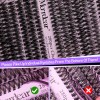 280pzskit De Extensiones Pestañas Raíces Curvaturad C 9-16mm