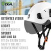 GREEN DEVIL Replacement Face Protection Visor Tinted Polycarbonate Visor for