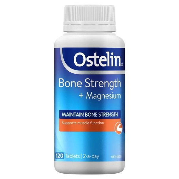 Ostelin Bone Strength + Magnesium with Vitamin D & Calcium – D3 for Bone Health