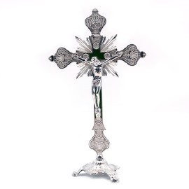 CENPEK Religious Gifts Jesus Christ on Cross Statue Tabletop Crucifix Cross Home Décor