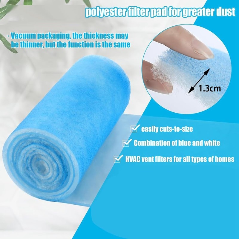 MERV 8 Reusable Air Vent Filter Cut to Fit Electrostatic