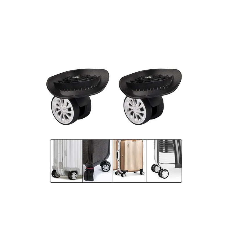 Universal Luggage Wheel, 2pcs Caster Swivel Wheels Replacement Wheels Travel