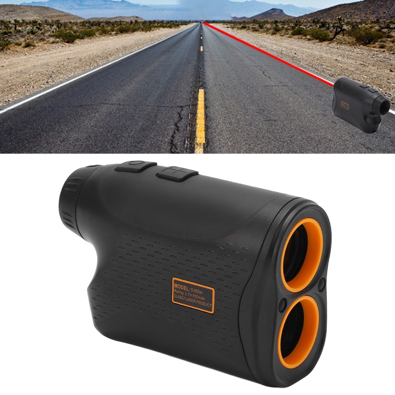 USB Charging Rangefinder Monocular Portable ABS Handheld 5 to 600m