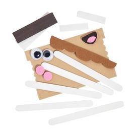 Fun Express S'More Craft Stick Magnet Craft Kit - Fun DIY Craft Kit for Kids Perfect Vacation Bible School Summer Camps & Group Activities Includes 12 Magnets Creative - Ideal Fun Learning - 1 Set