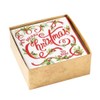 Caspari Merry Christmas to You Boxed Paper Cocktail Napkins -