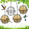 Cfcyhla Pack of 4 Fat Ball Holders for Hanging, Fat