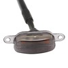 SecosAutoparts Front Grille 3pcs Smoked Lens Amber LED Lamp Running