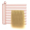 Wall-Mounted Wig and Hair Extension Holder, 8 Rotating Combs, Metal