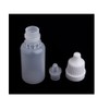 24 PCS Clear Plastic Empty Refillable Dropper Bottle Essential Oil