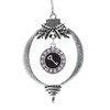 Inspired Silver - Heart Shaped Key Charm Ornament - Silver