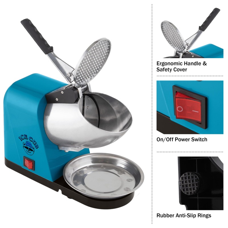 Snow Cone Machine - Ice Shaver with Powerful 170W Motor