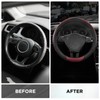 Road Comforts Steering Wheel Cover, Breathable Anti-Slip Leather Steering Wheel