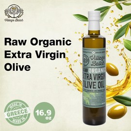 VILLAGE BATCH - AWARD WINNERS - KORONEIKI OLIVE OIL Greek Olive Oil ORGANIC COLD PRESSED OLIVE OIL Extra Virgin Olive Oil High In Polyphenols - Aceite De Oliva Extra Virgen - Olive Oil for Cooking Oil