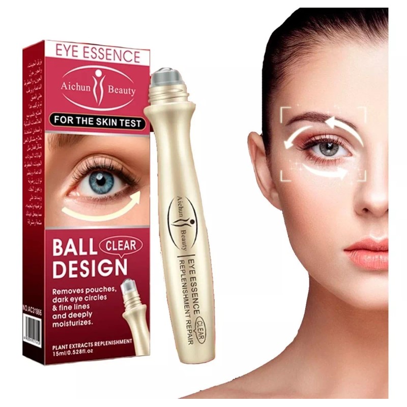 Aichun Beauty Serum Roll On Ojos Cansados Oscuros Y Líneas
