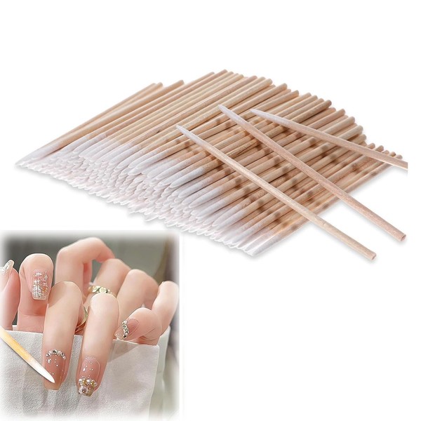 1000 Pcs Cotton Swab, Cotton Buds,Cotton Swabs Wood Sticks for
