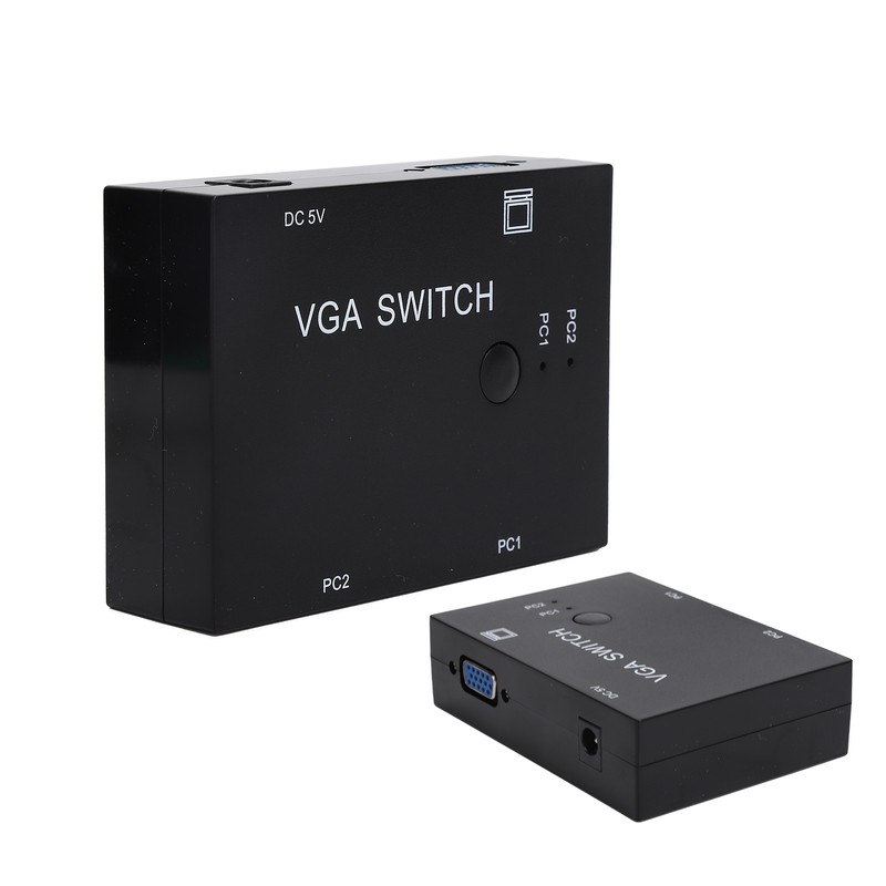 VGA Switcher 2 Input +1 Output MultiComputer Host Converter 2