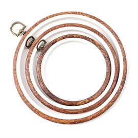 ULTNICE Embroidery Hoop Crochet Circle for Handy Sewing 3 Pieces