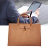 PU Leather Computer Bag Thin Lightweight Handheld Laptop Tote Bag