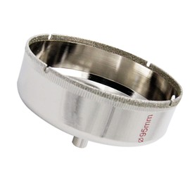 Diamond Hole Saw, LAIWEI Glass Drill bit, Coated core Drill, Porcelain Drill bit, Granite Drill bit, Marble Drill, Electric Drill bit, Ceramic Drill bit，Cutting Diameter (3-3/4"(95mm))