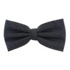 TigerTie Plain Bow Tie, Pre-Tied Bow, 100% Linen + Storage