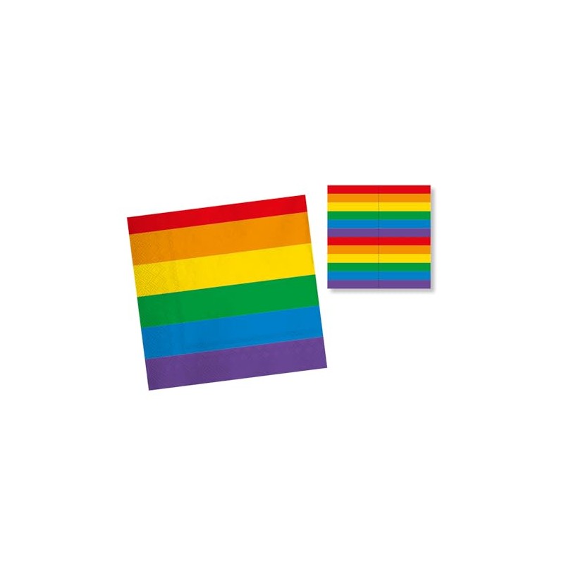 DH-Konzept Rainbow Pride Napkins Pack of 20