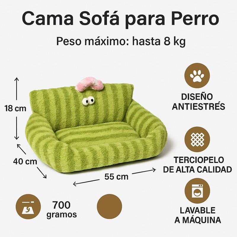 XQUISITO PRIME CHOICE Cama para Perros, camita para Perrito, Cama