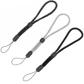 BRDTKUGV 3 Pcs Phone Wrist Straps Adjustable Colorful Nylon Lanyard Hand Straps for Car Keys, Keychains, and Portable Game Consoles, Prevent Your Items from Falling, Versatile Wrist Accessories