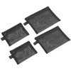 Audio Fan Pouch, Mesh Cosmetic Pouch, Gray, Makeup Pouch, Hanging,