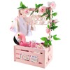 Wooden Baby Shower Crate Closet, Baby Storage Crate Hamper with