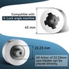 Dreyoo Grinder Lock to 5/8''-11 Thread, Compatible with XLOCK Angle