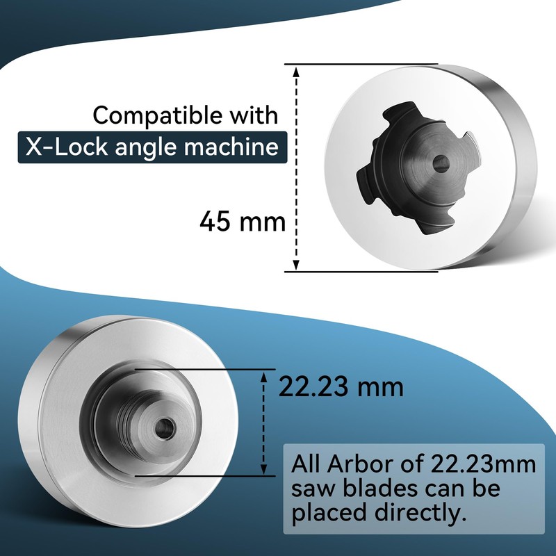 Dreyoo Grinder Lock to 5/8''-11 Thread, Compatible with XLOCK Angle