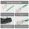 20 Pcs Cable Lug Terminals Connectors M8, SC25-8 Uninsulated Copper