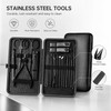 7-Piece Stainless Steel Nail Care Kit for Manicure & Pedicure