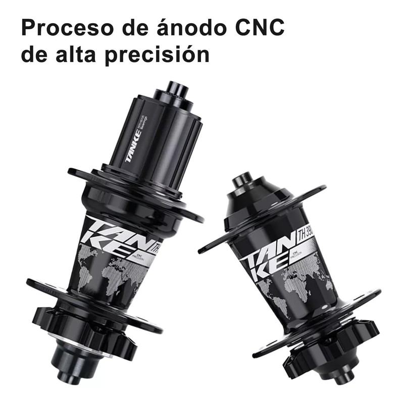 Tanke Mazas Tronadoras MTB 32 Hoyos HG 7-12v Aluminio,Eje para