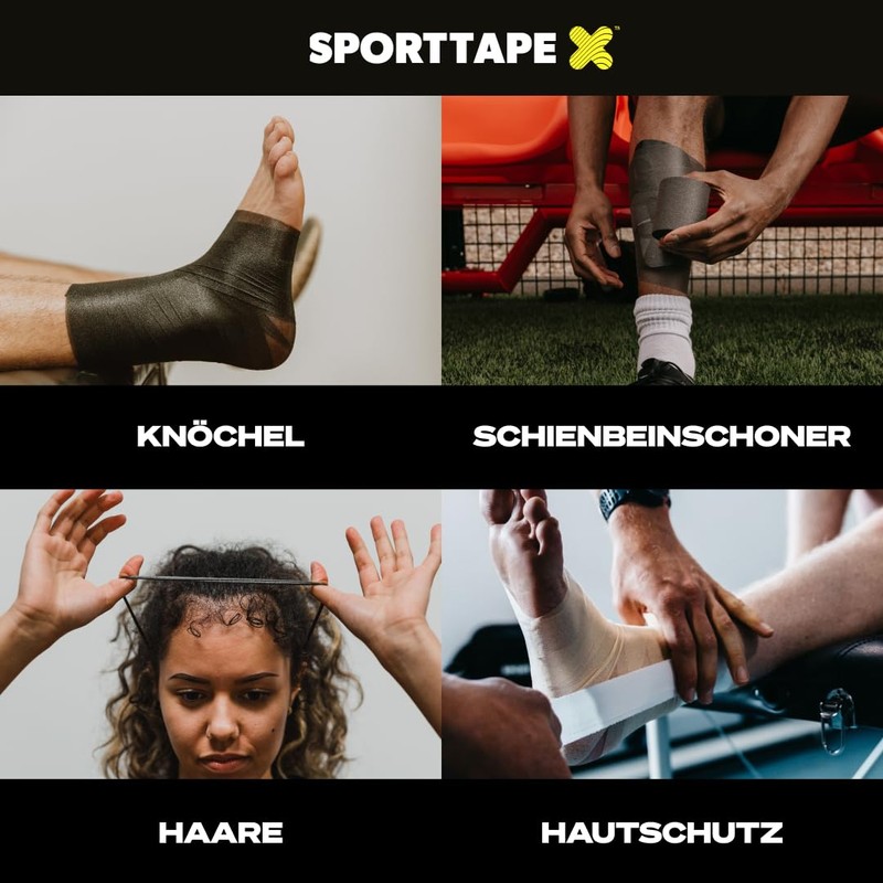 SPORTTAPE Pre Wrap Tape - 3 Rolls - Foam Tape