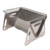 Folding BBQ Grill Heat Resistant Stainless Steel Collapsible Charcoal Grill
