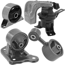 4pcs Engine and Transmission Motor Mount Set Kit Front Rear Left Driver and Right Passenger Side for Mitsubishi for Outlander 2.4L 2003-2005 2351CC MR130554