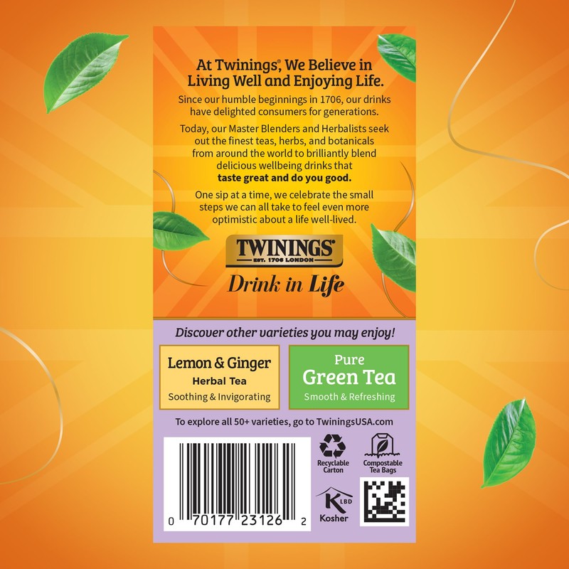 Twinings Wild Berries Herbal Tea Individually Wrapped Bags, 20 Count