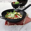 Gibson Home Hammered 13 Inch Heavy Gauge Carbon Steel Wok