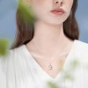 AXOMY Fox Necklace 925 Sterling Silver Fox Butterfly Pendant Necklace