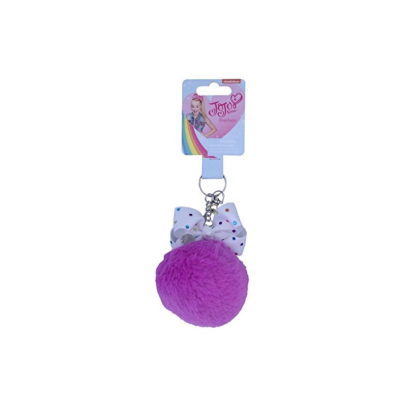 JoJo Siwa Strass Bogen Pom Pom Schlüsselanhänger Mädchen Pompon Schlüsselanhänger
