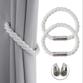 Curtain Tassel, Rope Tassel, Magnet, Magnetic Curtain Buckle, Curtain Tieback, Window Decoration, Modern, Luxury, Stylish, Curtain Accessories, Easy to Use, Bedroom, Living Room, Home Decor, Present,