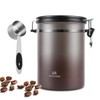 Coffee Canister Airtight Storage Container Stainless Steel Coffee Jar with