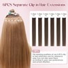 S-noilite Clip in Human Hair Extensions,Remy Single Clip in Hair