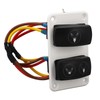 Marine Toilet Switch Panel, DC12 24V Marine Toilet Control Panel