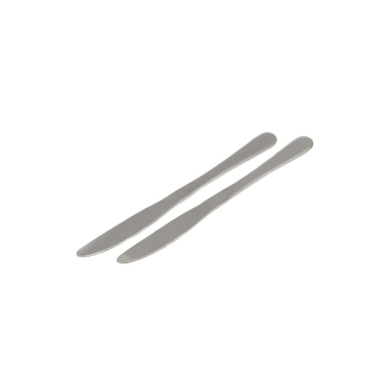 Chef Craft Butter Knife Set, 9.25 inch 2 Piece, Stainless