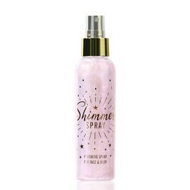 Glitter Spray For Hair And Body, Glitter Body Spray, Glitter Spray For Clothes, Quick-Drying Waterproofing Body Shimmer Spray Suitable For Stage Makeup, Festival Rave 3.72fl Oz (Pink)